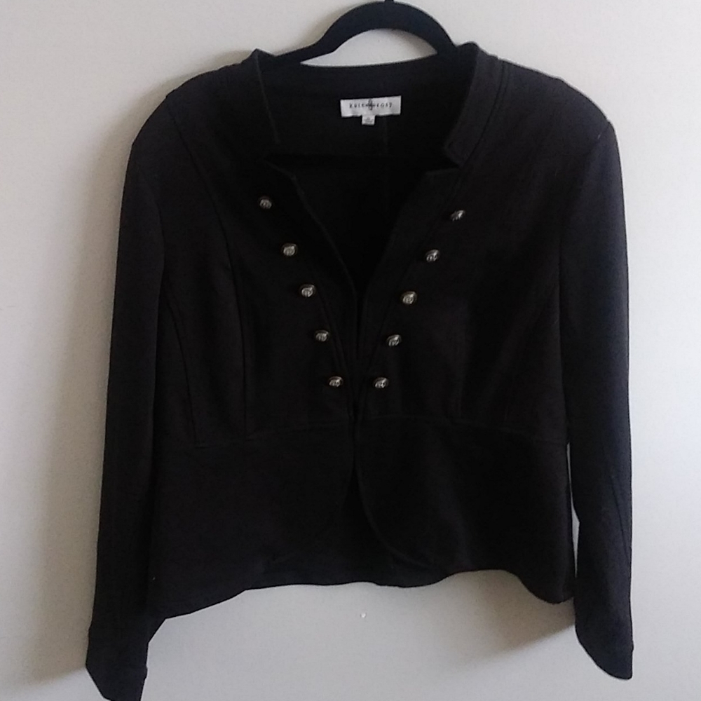 Black peacoat